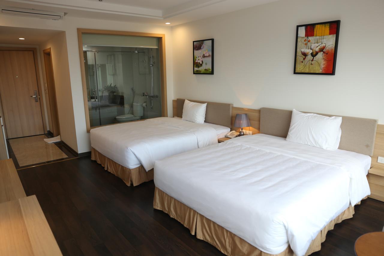 Ha Huy Hotel Ha Tinh Bagian luar foto