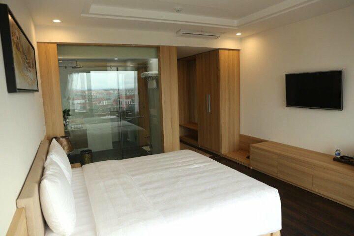 Ha Huy Hotel Ha Tinh Bagian luar foto